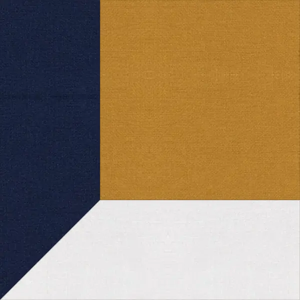 Attic Windows quilt block in navy and white