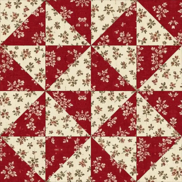 Broken Dishes quilt block