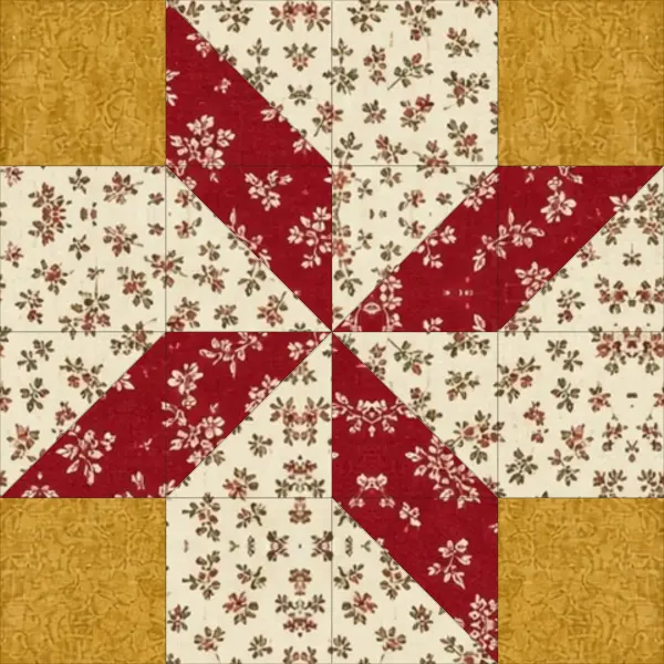 Clay's Choice quilt block