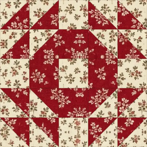 Crown of Thorns quilt block