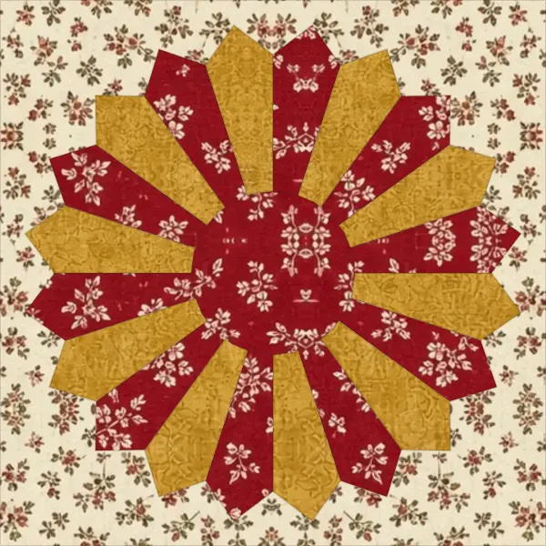 Dresden Plate quilt block