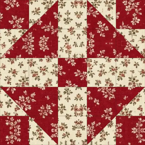 Grandmother's Choice quilt block