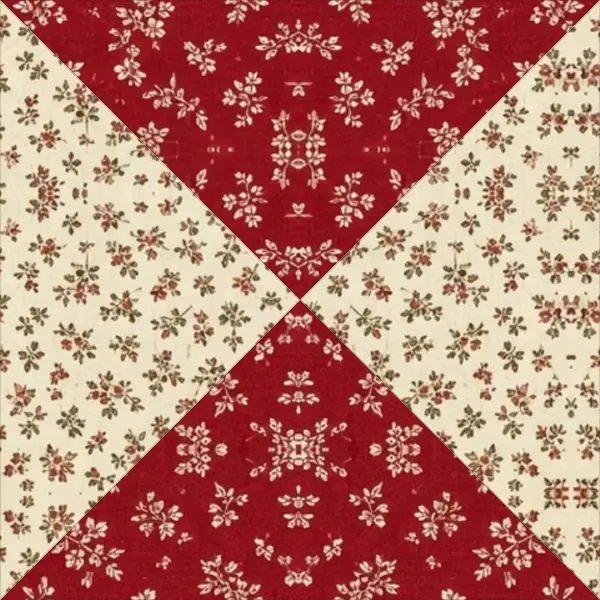 Hourglass quilt block
