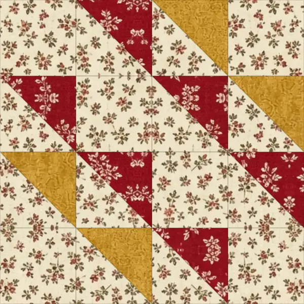 Hovering Hawks quilt block