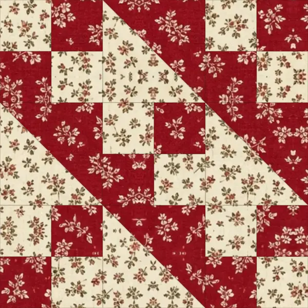 Jacob's Ladder quilt block