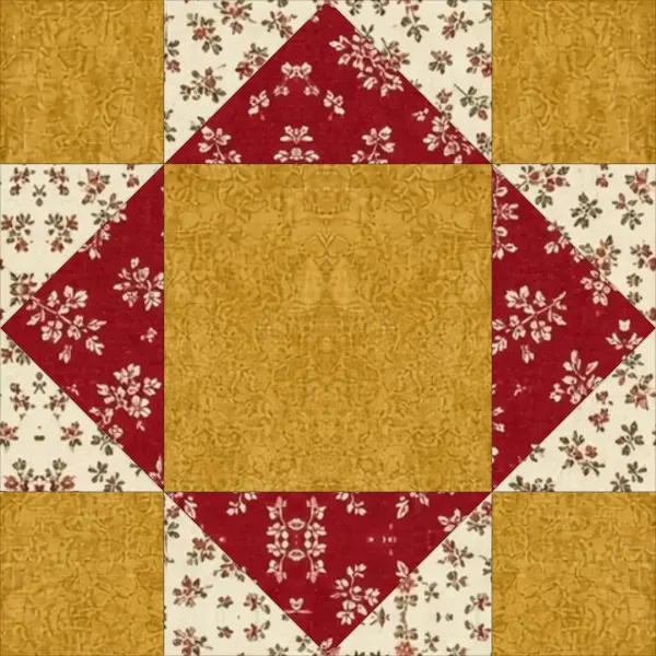 King's Crown quilt block