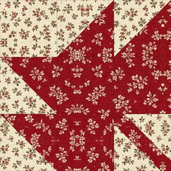 Maple Leaf quilt block