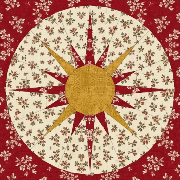 Mariner's Compass quilt block