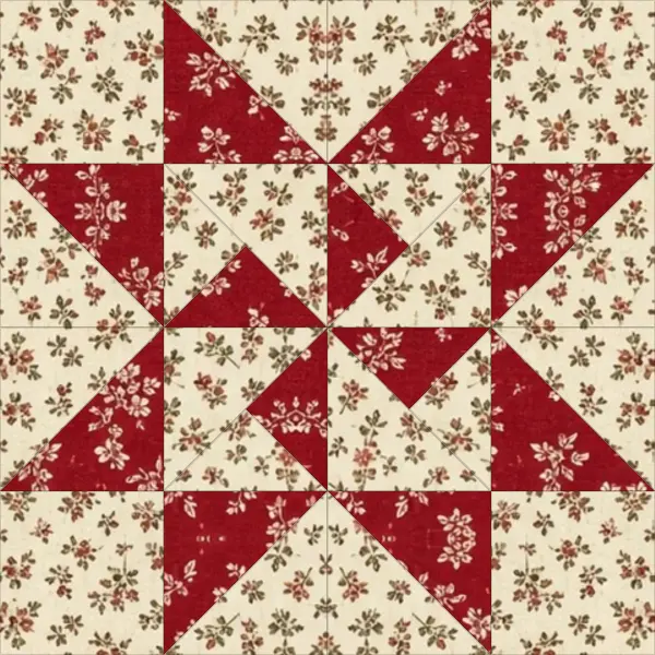 Martha Washington Star quilt block