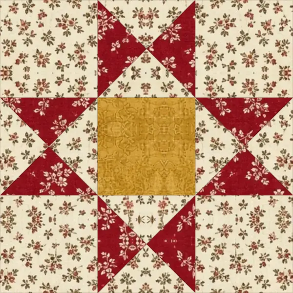 Ohio Star quilt block