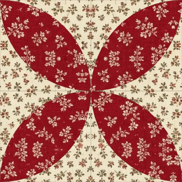 Orange Peel quilt block