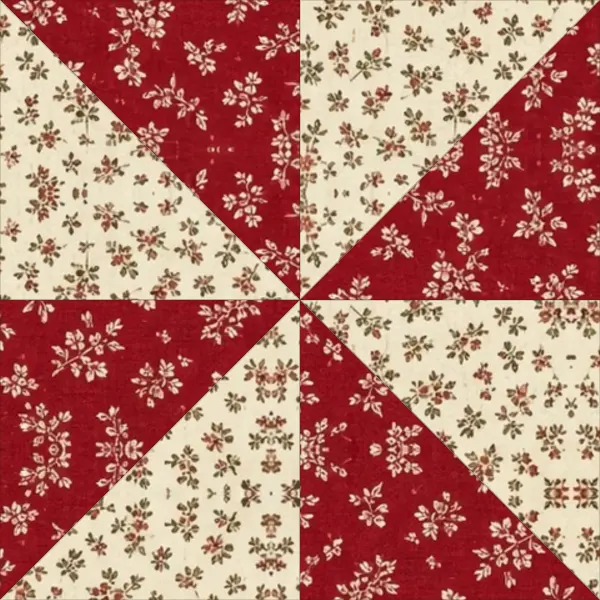 Pinwheel quilt block