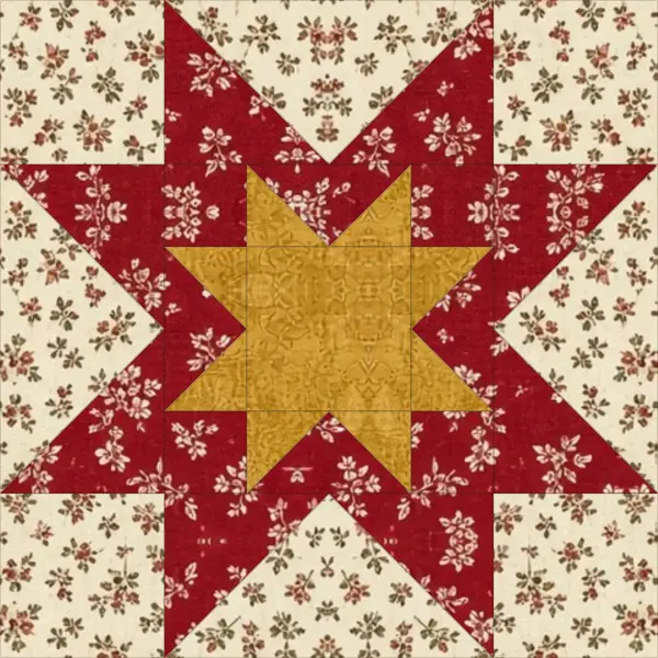 Rising Star quilt block