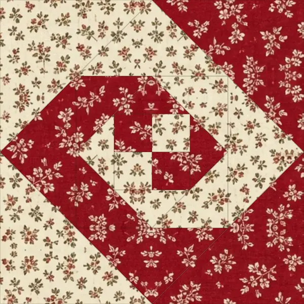 Snail's Trail quilt block