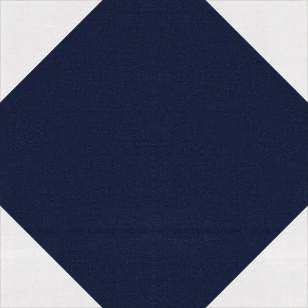 Snowball quilt block in navy and white