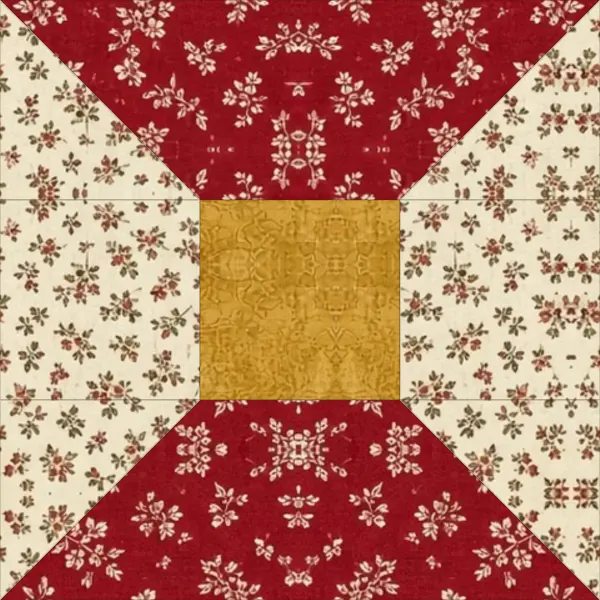 Spool quilt block