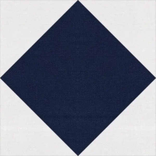Square in a Square quilt block in navy and white