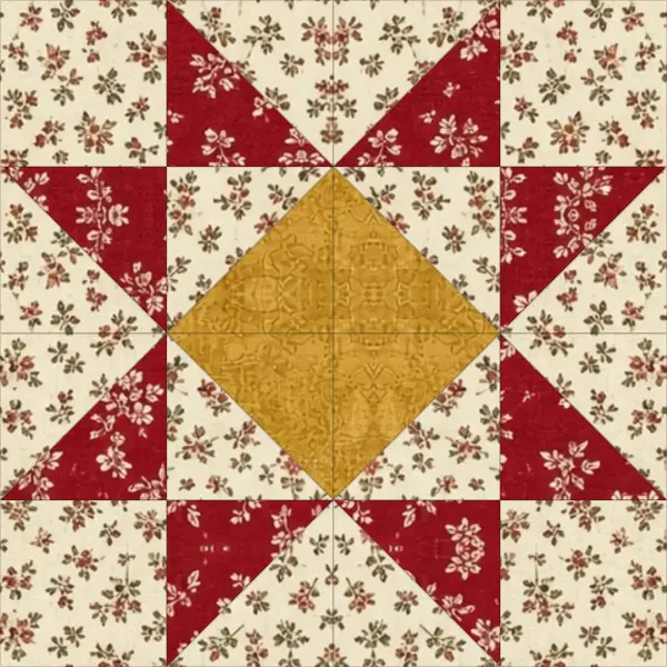 Star of Virginia quilt block