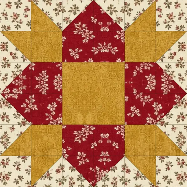 Weathervane quilt block