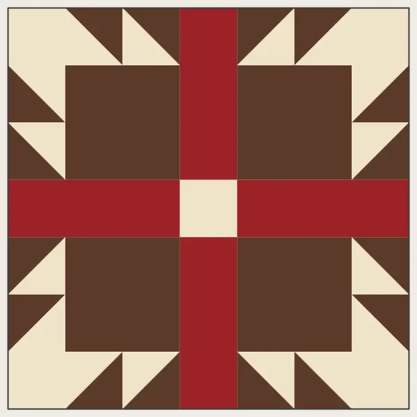 Bear Paw barn quilt
