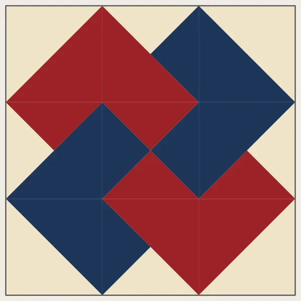 Card Trick barn quilt