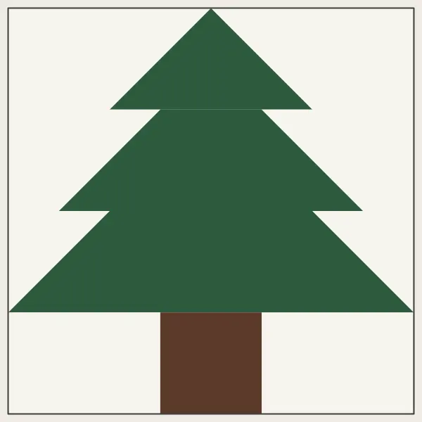 Christmas Tree barn quilt
