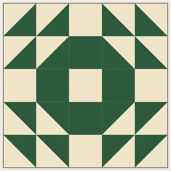 Crown of Thorns barn quilt