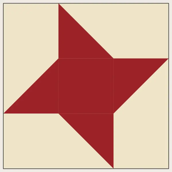 Friendship Star barn quilt