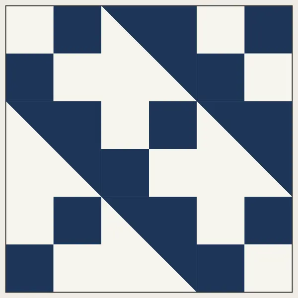Jacob's Ladder barn quilt