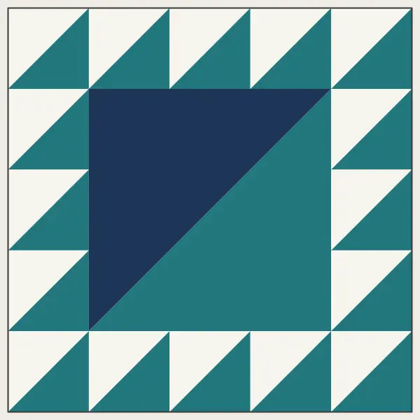 Lady of the Lake barn quilt