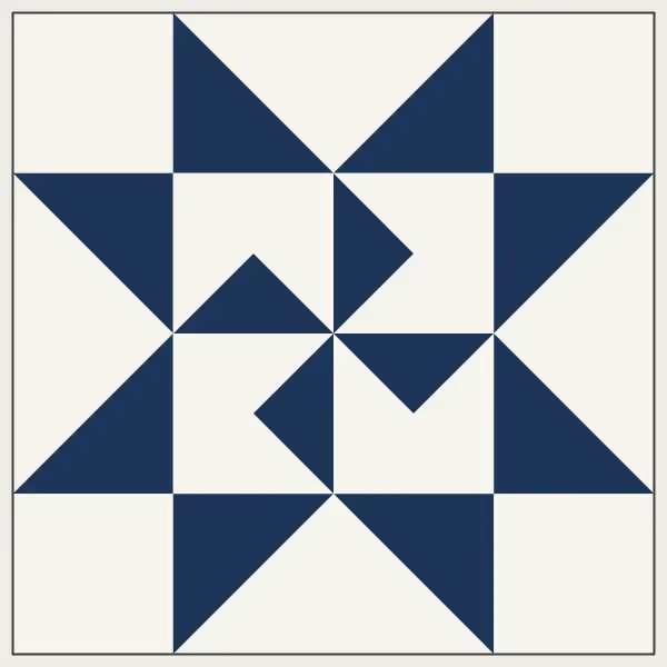 Martha Washington Star barn quilt