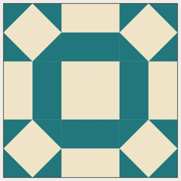 Rolling Stone barn quilt