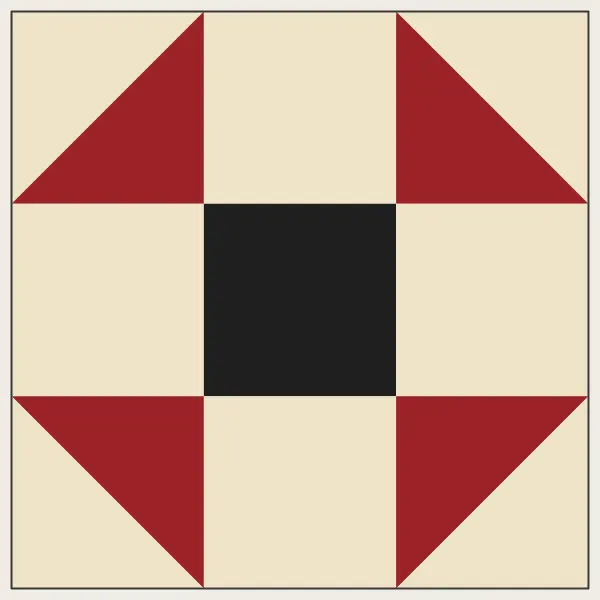 Shoofly barn quilt
