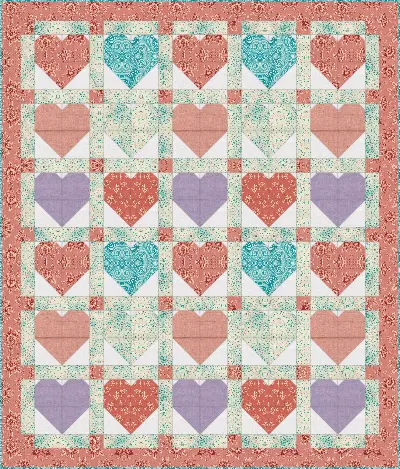 Heart Baby quilt