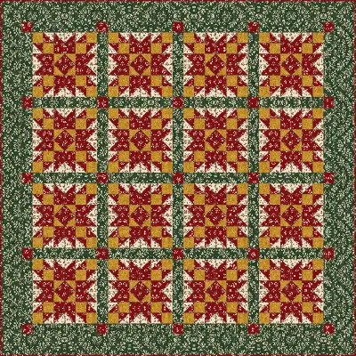 Christmas Star quilt