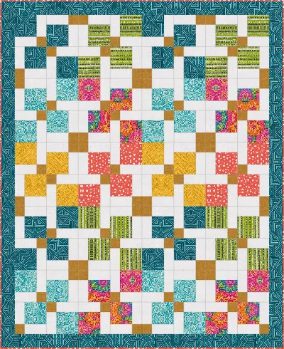 Disappearing Nine Patch quilt