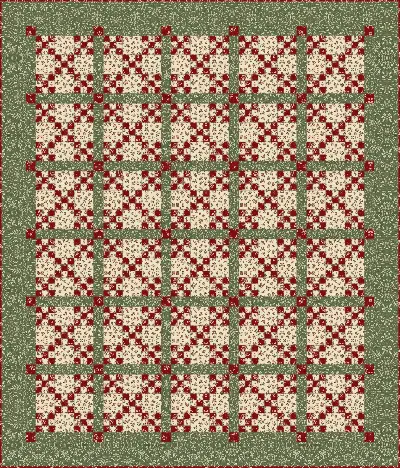 Double Nine Patch quilt