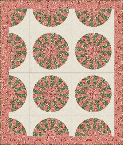 Grandmother's Fan quilt