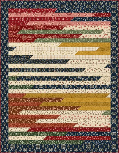 Jelly roll race quilt