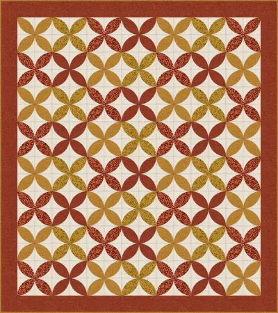 Orange Peel quilt