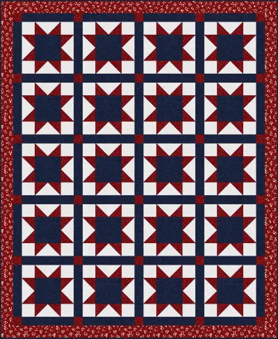 Quilt of Valor Star quilt