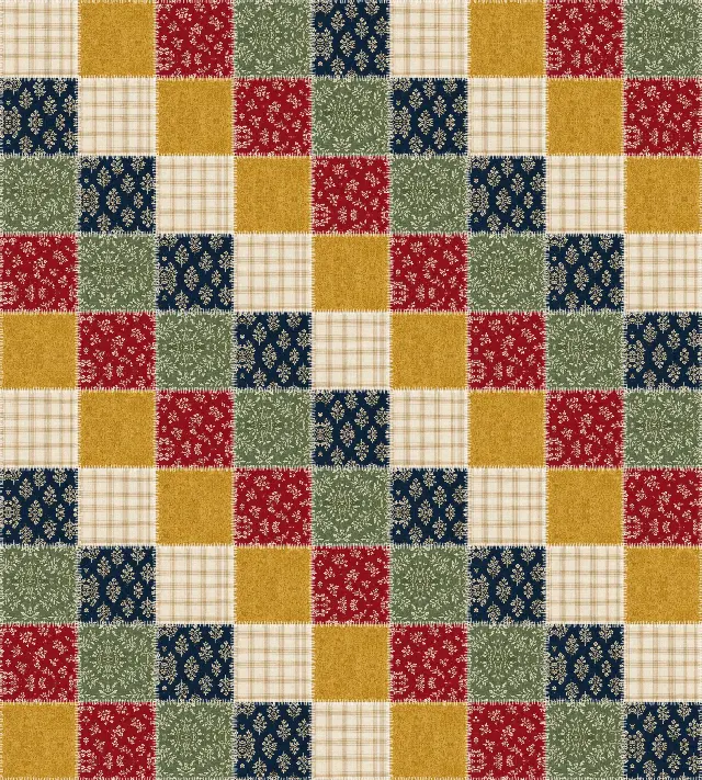 Rag quilt, throw size, 64" × 71"