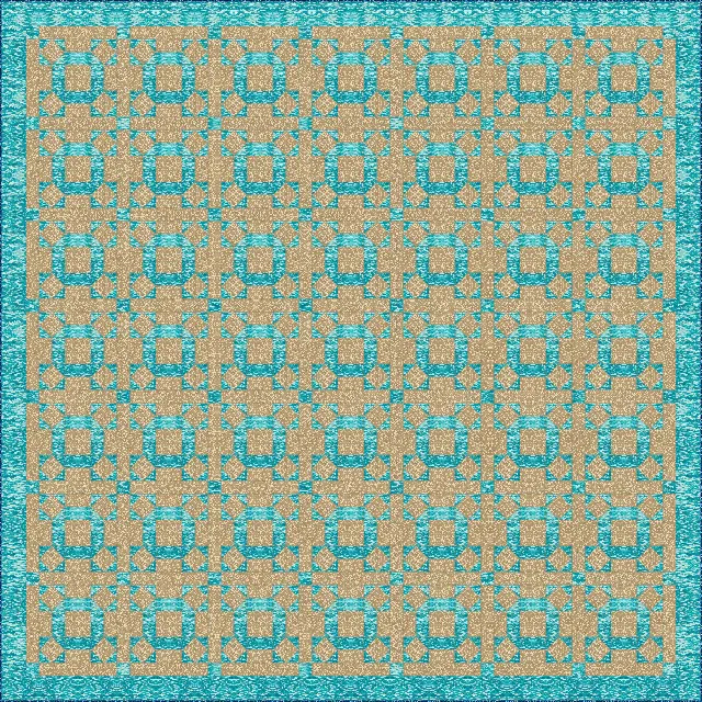 Rolling Stone quilt, king size, 108" × 108"