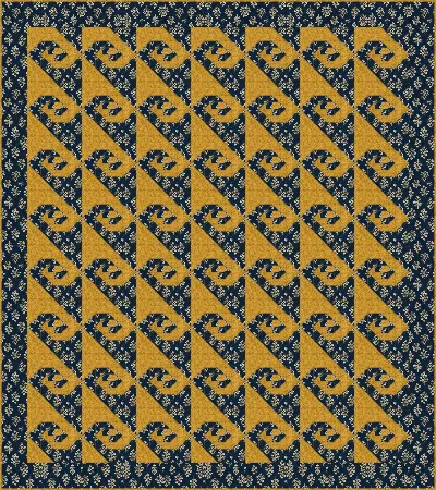Snail's Trail quilt