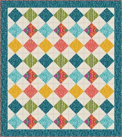 Square in a Square quilt