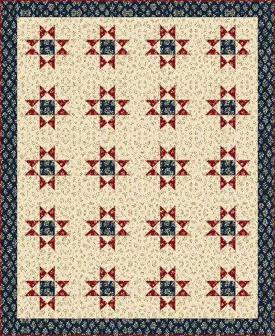 Star of Virginia quilt