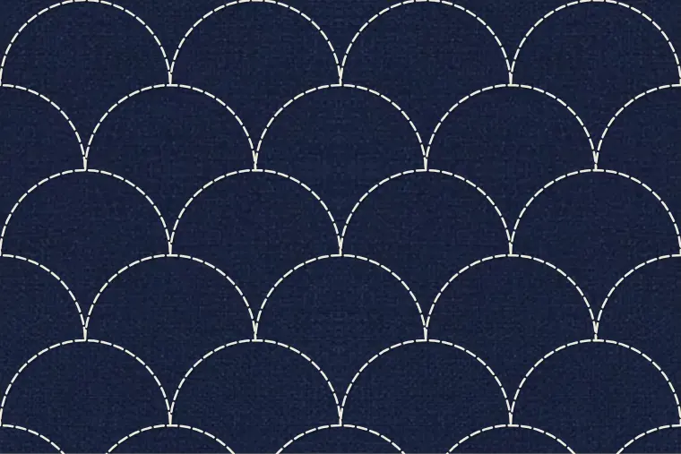 Clamshell quilting