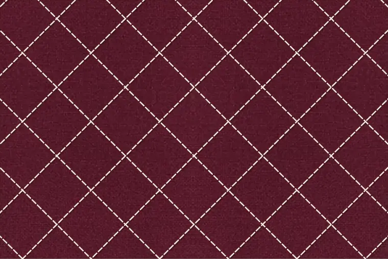 Crosshatch quilting