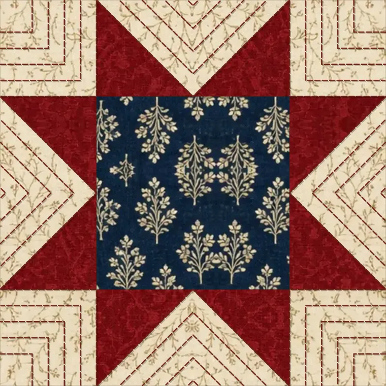 Echo quilting
