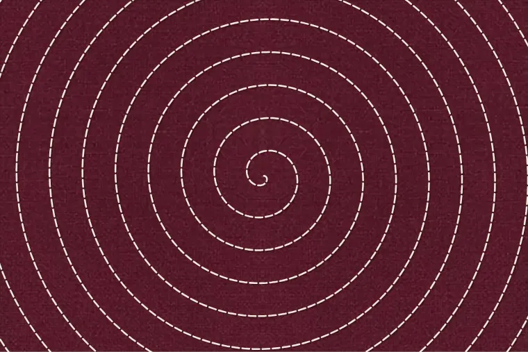 Spiral quilting
